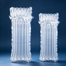 Q type air column bag for protecting bottles and cylindrical products